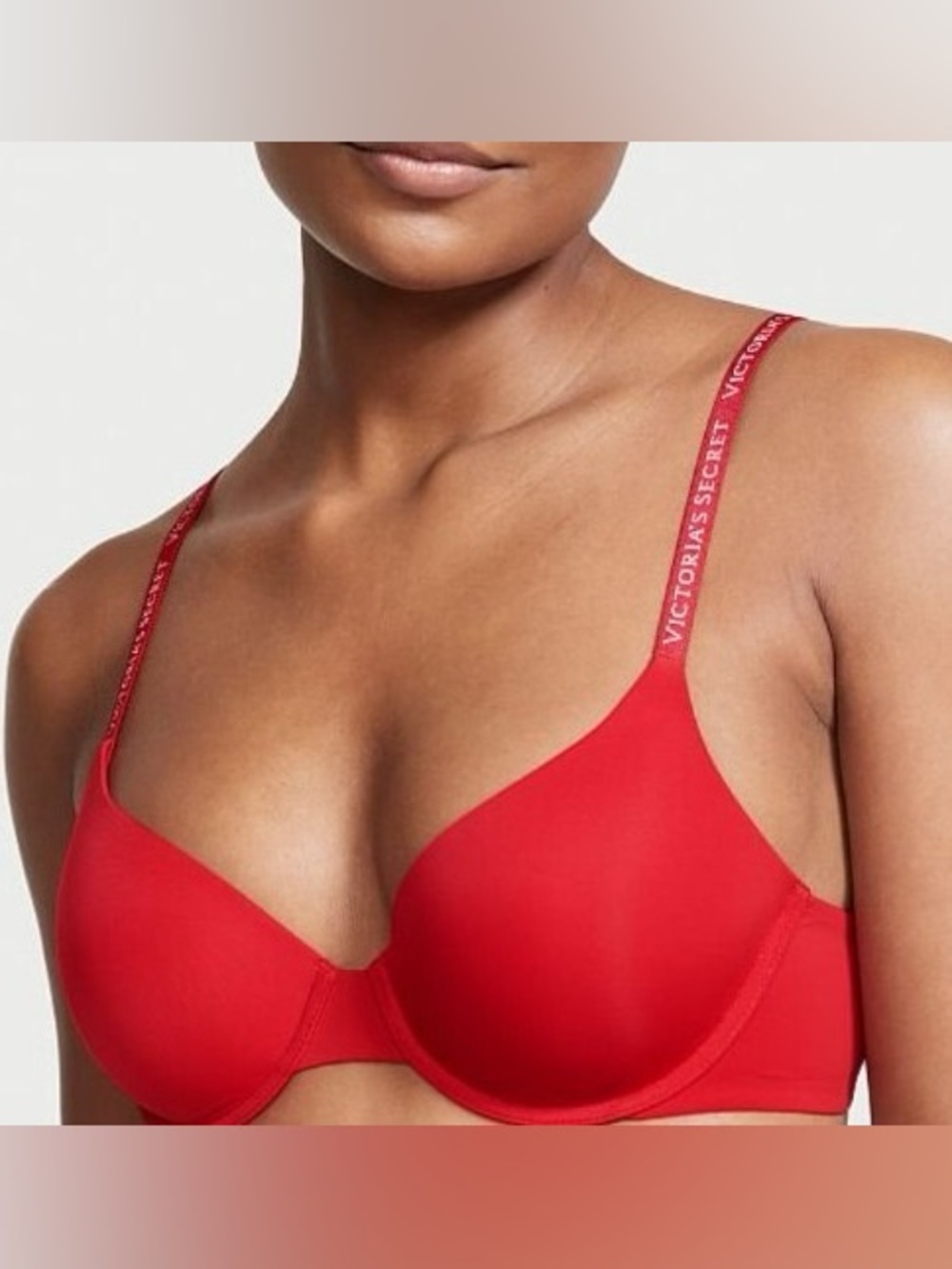 Victoria's Secret Red T-Shirt push up Bra